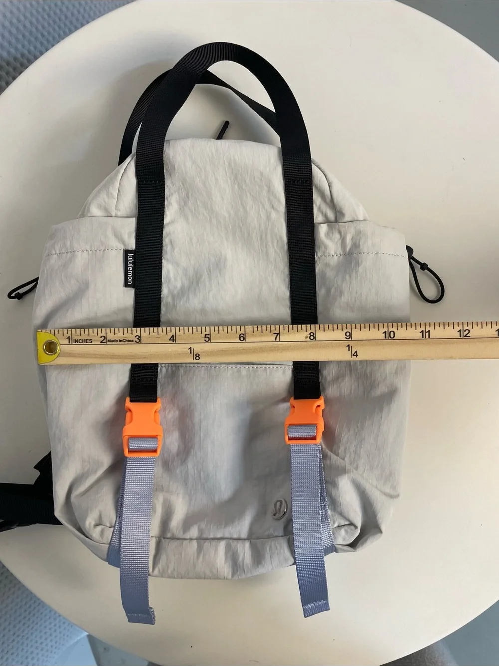 LULULEMON Pack and Go Multi Wear Bag, Backpack, Crossbody, Shoulder, Light Gray